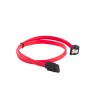 CABLE SATA III LANBERG 6GB/S HEMBRA HEMBRA ANGULO CLIP METAL 0.5M