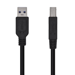 CABLE AISENS USB 30 IMPRESORA TIPO A M B M NEGRO 30M