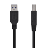 Cable USB AISENS USB 3.0, 3 m, negro