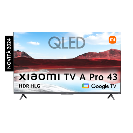 TV XIAOMI ELA5483EU A PRO 2025 43 QLED GOOGLE TV NEGRO USB 20 LAN HDMI X3