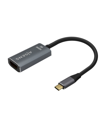 CABLE CONVERSOR AISENS ALUMINIO USB C A HDMI 4K60HZ GRIS 15CM