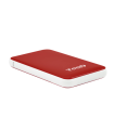 CARCASA HDD TQE-2528R 2,5" 9,5 MM SATA USB 3.1 GEN1 ROJA