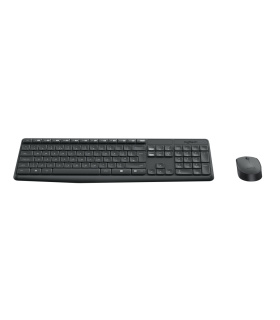 COMBO TECLADO RATON LOGITECH MK235 RF INALAMBRICO GRIS