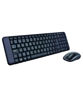 COMBO TECLADO RATON LOGITECH MK220 RF INALAMBRICO NEGRO