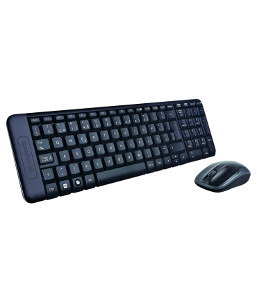 COMBO TECLADO RATON LOGITECH MK220 RF INALAMBRICO NEGRO
