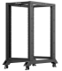 ARMARIO LANBERG ABIERTO RACK 19 22U 600X1000 NEGRO