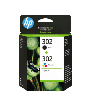 TINTA HP 302 PACK AHORRO NEGROTRI COLOR X 2