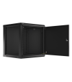 ARMARIO LANBERG MURAL RACK 19" 12U/600X600 FLAT PACK AUTOENSA NEGRO PTA METALICA