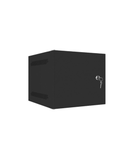 ARMARIO LANBERG MURAL RACK 10 4U 280X310 FLAT PACK AUTOENSAM NEGRO PTA METALICA