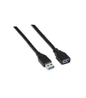 CABLE USB 30 AISENS TIPO A M A H NEGRO 10M