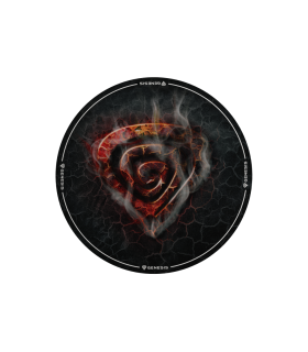 ALFOMBRA SUELO GENESIS TELLUR 400 REDONDA LAVA 100CM