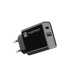 CARGADOR NATEC RIBERA 20W 1XUSB A 1XUSB C PD30 QC30 NEGRO