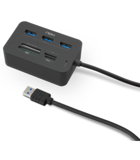 HUB USB NOX CON LECTOR TARJETAS ONE COMPLETE USB 3
