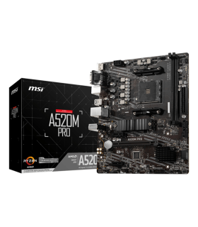 PLACA BASE MSI A520M PRO AM4 MATX 2XDDR4