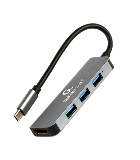 ADAPTADOR MULTIPUERTO GEMBIRD USB TIPO C 2 EN 1 HUB HDMI
