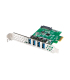 TARJETA PCI EXPRESS LANBERG X1 A 4X USB A 31 GEN1 LOW PROFILE