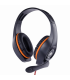 AURICULARES GAMING GEMBIRD GHS 05 O NARANJA NEGRO MICROFONO ALAMBRICO JACK 35MM