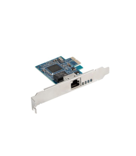 TARJETA RED LANBERG ETHERNET RJ45 PCI E 1 PUERTO GIGABIT LP