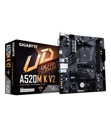 PLACA BASE GIGABYTE A520M K V2 AM4 MATX 2XDDR4