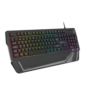 TECLADO GAMING GENESIS RHOD 350 USB RETROILUMINADO MEMBRANA NEGRO