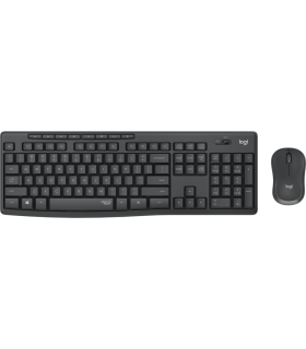 COMBO TECLADO RATON LOGITECH MK295 RF INALAMBRICO NEGRO
