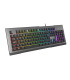 TECLADO GAMING GENESIS RHOD 500 PT USB RETROILUMINADO MECANICO ALUMINIO