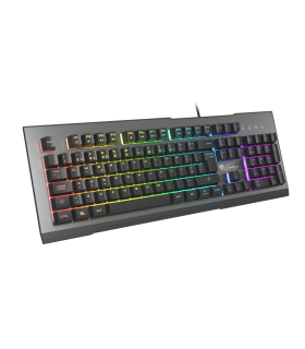 TECLADO GAMING GENESIS RHOD 500 PT USB RETROILUMINADO MECANICO ALUMINIO