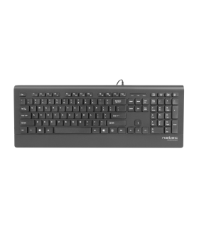 TECLADO NATEC BARRACUDA SLIM USB NEGRO