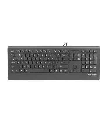 TECLADO NATEC BARRACUDA SLIM USB NEGRO