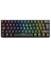 TECLADO MINI KROM GAMING KLUSTER BLUETOOTH RETROILUMINADO MECANICO NEGRO