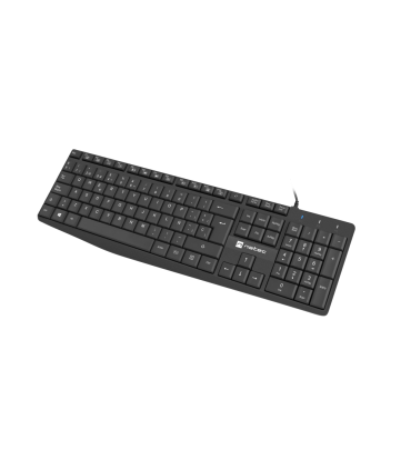 TECLADO NATEC NAUTILUS SLIM LAYOUT USB NEGRO