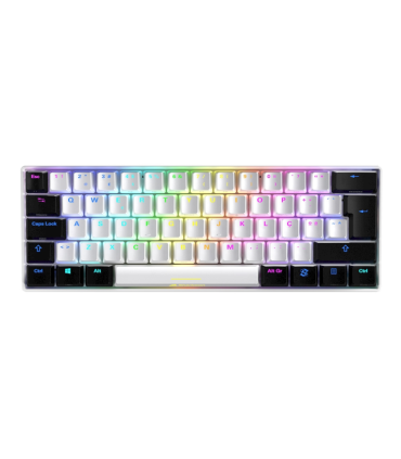 TECLADO GAMING SHARKOON SKILLER SGK50 S4 PT USB RETROILUMINADO MECANICO BLANCO