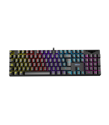 TECLADO GAMING KROM KASIC ES USB RETROILUMINADO MECANICO NEGRO