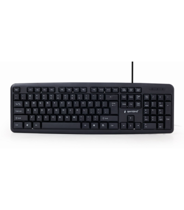 TECLADO GEMBIRD USB NEGRO DISENO EEUU