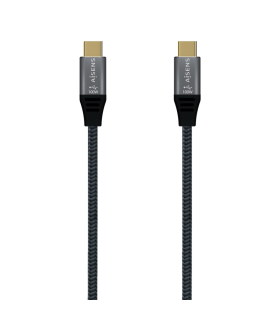 CABLE AISENS USB 32 GEN2x2 ALU 20GBPS 8K30HZ 5A 100W USB C 10M