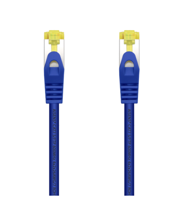 CABLE RED AISENS LATIGUILLO RJ45 LSZH CAT7 SFTP PIMF 25CM AZUL