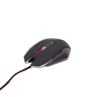 RATON GAMING GEMBIRD USB NEGRO ROJO