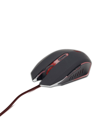 RATON GAMING GEMBIRD USB NEGRO ROJO