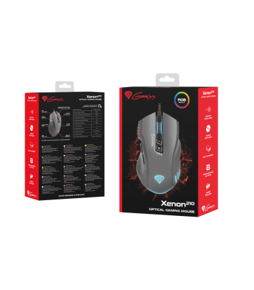 RATON GAMING GENESIS XENON 210 3200DPI RGB NEGRO