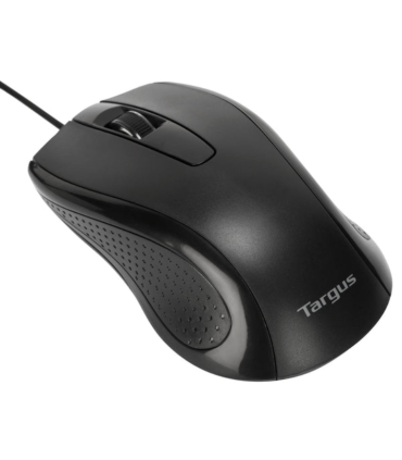 RATON TARGUS USB 1000DPI ANTIMICROBIANO OPTICO NEGRO USB