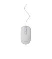 RATON GEMBIRD WIRED OPTICAL MOUSE USB WHITE SILVER