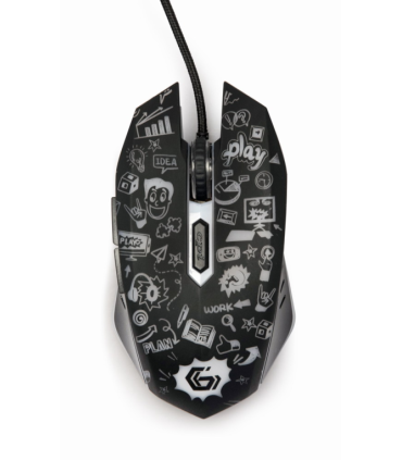 RATON GEMBIRD MUS 6B GRAFIX 01 OPTICAL 3600DPI NEGRO USB