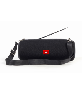 ALTAVOZ PORTATIL GEMBIRD SPK BT 17 COM RADIO FM 2X5W RMS BLUETOOTH NEGRO