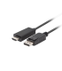 CABLE LANBERG DISPLAYPORT A HDMI MACHO MACHO 18M