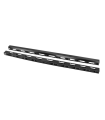 PANEL ORGANIZADOR DE CABLES VERTICAL RACK 19" 47U SUELO NEGRO 2 PIEZAS