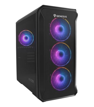 CAJA GAMING GENESIS IRID 503 ARGB V2 MATX MINITORRE 1XUSB30 2XUSB20 BK SIN PSU