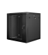 ARMARIO LANBERG MURAL RACK 10 12U 600X600 FLAT PACK NEGRO