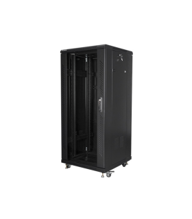 ARMARIO LANBERG RACK 19 27U 600X600 FLAT PACK BLACK NEGRO