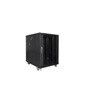 ARMARIO LANBERG RACK 19 15U 600X800 FLAT PACK BLACK NEGRO