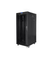 ARMARIO LANBERG RACK 19" 37U 800X1000 FLAT PACK NEGRO PUERTA CRISTAL CON LCD